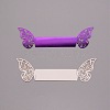 Butterfly-shaped Paper Napkin Rings AJEW-WH0261-38-1