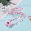 Personalized ABS Plastic Cable Chain Necklaces NJEW-JN03310-09-5