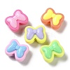 Two Tone Opaque Acrylic Beads X-SACR-I005-08E-1