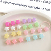 Opaque Acrylic Beads OACR-H038-18-1