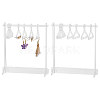 Transparent Acrylic Earring Display Stands EDIS-WH0022-02-1
