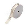 Flat Christmas Theme Polyester Grosgrain Ribbon OCOR-YWC0001-01A-01-1