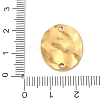 304 Stainless Steel Textured Links Connector Charms STAS-K302-02A-G-3