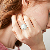 1Pc 925 Sterling Silver Ring Components FIND-BC0013-83A-6