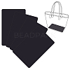 4Pcs Rectangle Acrylic Sheet OACR-PH0001-80D-1