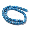 Handmade Lampwork Chevron Beads Strands LAMP-K041-01B-07-3