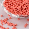 (Repacking Service Available) Baking Paint Glass Seed Beads SEED-C024-C-K16-1
