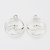 Tibetan Style Alloy Pendants TIBE-Q075-55AS-LF-1