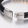 Braided Leather Cord Bracelets X-BJEW-H560-69-4