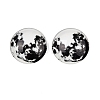 Fluorescent Glass Cabochons GGLA-T004-12A-1