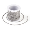 304 Stainless Steel Twist Rope Chains CHS-YS0001-08-3