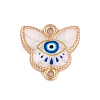 Alloy Blue Enamel Connector Charms ENAM-Z012-02A-G-1