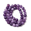 Natural White Jade Beads Strands G-H348-8mm-05-3