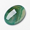 Natural Green Agate Cabochons X-G-F296-08-30x40mm-2