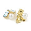 Rack Plating Alloy Enamel Pendants FIND-M033-02-2