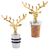 2Pcs 2 Style Zinc Alloy Wine Stoppers FIND-GF0011-17B-1