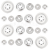   50Pcs 5 Style 304 Stainless Steel Washers DIY-PH0008-70-1