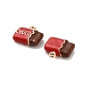 Alloy Enamel Pendants X-PALLOY-R155-01G-02-2