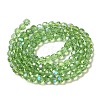 Electroplate Transparent Glass Beads Strands LS-EGLA-A035-T6mm-L09-2