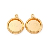 Brass Pendant Cabochon Settings KK-F898-20A-G-1