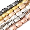 Electroplate Glass Beads Strands EGLA-F166-18-1