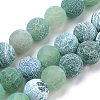 Natural Weathered Agate Beads Strands G-S259-05D-6mm-1