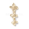 Brass Connector Charms KK-S513-02B-G-1