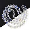 Electroplate Glass Beads Strands EGLA-T021-09C-2