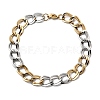 304 Stainless Steel Cuban Link Chain Bracelets for Women LS-BJEW-D377-01C-4