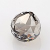 Faceted Round Glass Pendants X-GLAA-O008-G-2