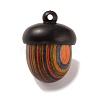 Wooden Acorn Box Jewelry Pendants WOOD-WH0022-06C-1