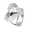 304 Stainless Steel Open Cuff Rings RJEW-Z018-18P-1