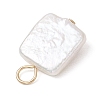 Natural Keshi Pearl Pendants PALLOY-JF04240-03-5