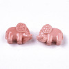 Carved Synthetic Coral Beads CORA-R020-11-2