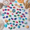 Spray Paint Cowrie Shell Beads DIY-SZ0007-38-3