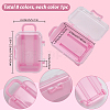 8Pcs 8 Colors Trolley Bag Shaped Plastic Candy Storage Boxes AJEW-SP0002-62-2
