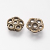 Tibetan Style Alloy Bead Caps X-MLF9832Y-NF-2