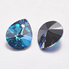 Faceted K9 Glass Rhinestone Charms RGLA-F053-E-001BB-2