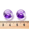 Transparent Acrylic European Beads TACR-P009-C01-07-3