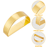 Fingerinspire D-shaped Iron Napkin Rings AJEW-FG0001-64-4