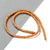 Synthetic Lava Rock Dyed Beads Strands G-H311-10-04-2