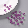 Transparent Acrylic Beads Caps PL543-7-7