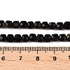 Natural Golden Sheen Obsidian Beads Strands G-N342-110-5