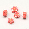 Handmade Polymer Clay Flower Plum Blossom Beads X-CLAY-Q213-12mm-M-2