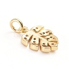 Brass Micro Pave Cubic Zirconia Pendants ZIRC-E164-20G-3