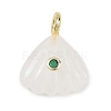 Natural Quartz Crystal Carved Pendants G-G330-02G-02-1