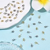 60Pcs 2 Colors 304 Stainless Steel Cup Pearl Peg Bails Pin Pendants STAS-YW0003-64-4