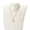 304 Stainless Steel Enamel Stud Earrings & Pendant Necklaces Jewelry Sets SJEW-JS01196-03-10