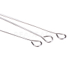 1.5 Inch 304 Stainless Steel Eye Pin Open Eye Pins for Jewelry Making STAS-PH0003-13C-2