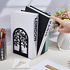 Iron Bookend Display Stands AJEW-WH0455-74-3